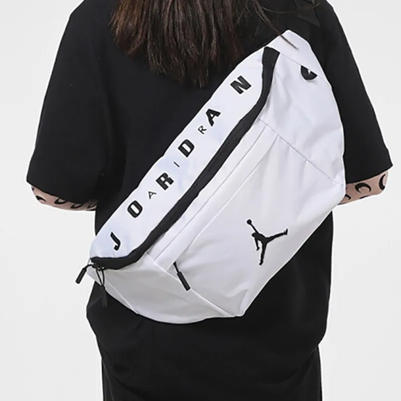 Jordan Polyester Crossbody Bags Fanny Pack Regular Unisex White-5