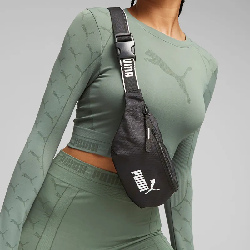 PUMA Polyester Sling Bags One Shoulder Crossbody Fanny Pack Regular Women's Black-2