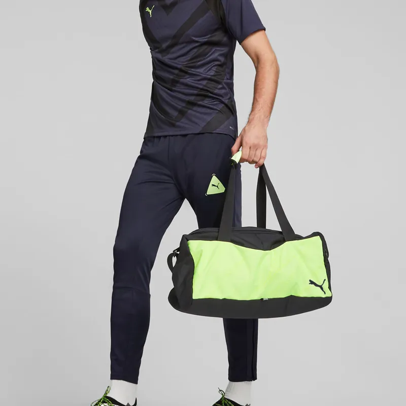 PUMA Rise Polyester Handbag Shoulder Bag Crossbody Bag Gym Bag Travel Bag Small Size Unisex Black & Green-3