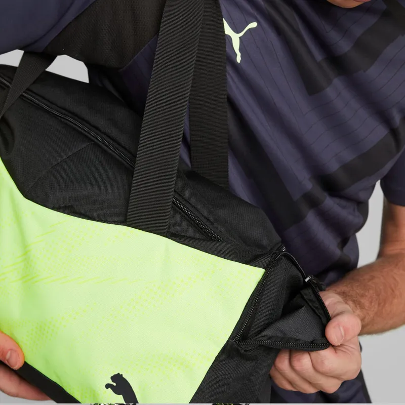 PUMA Rise Polyester Handbag Shoulder Bag Crossbody Bag Gym Bag Travel Bag Small Size Unisex Black & Green-4