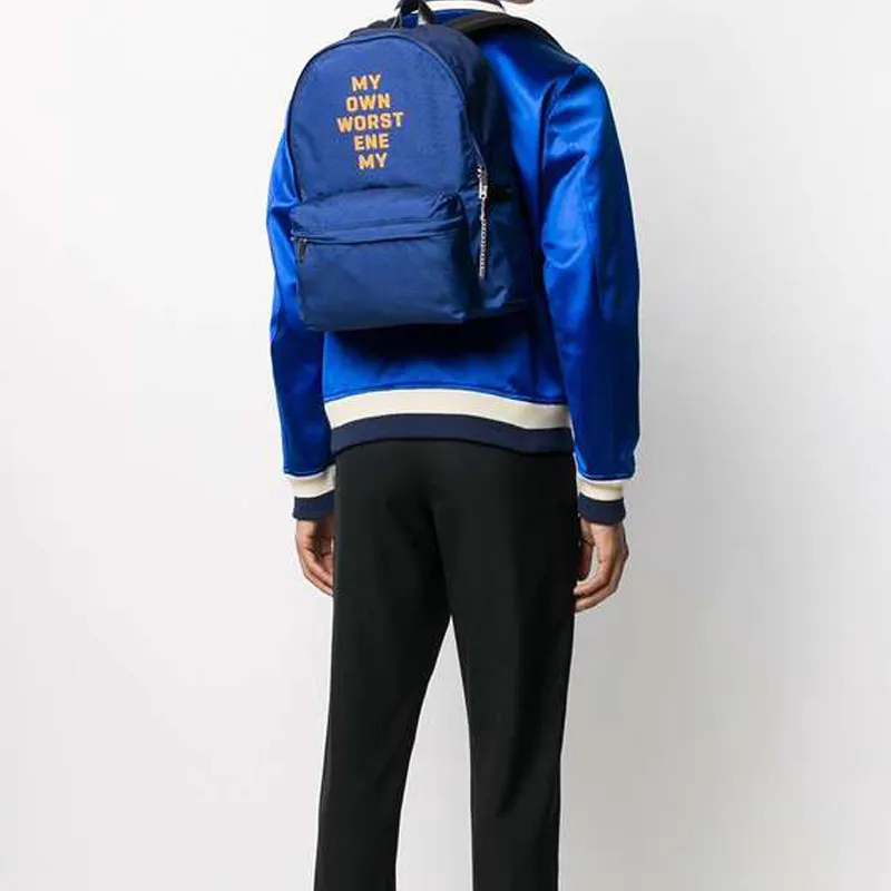 CELINE Polyamide Backpack Large Size Men's Blue-6