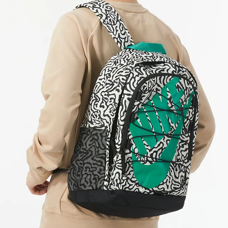 Nike Hayward Fabric Backpack Unisex Black & White-3