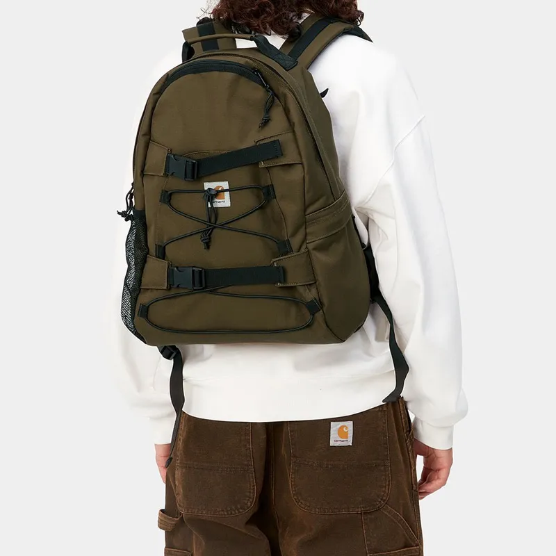 Carhartt WIP Kickflip Recycled Polyester Backpack Regular Unisex Khaki Green-2