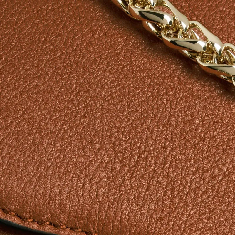 Strathberry Smooth Calf Leather Crossbody Bag, Shoulder Bag Women's Brown-4