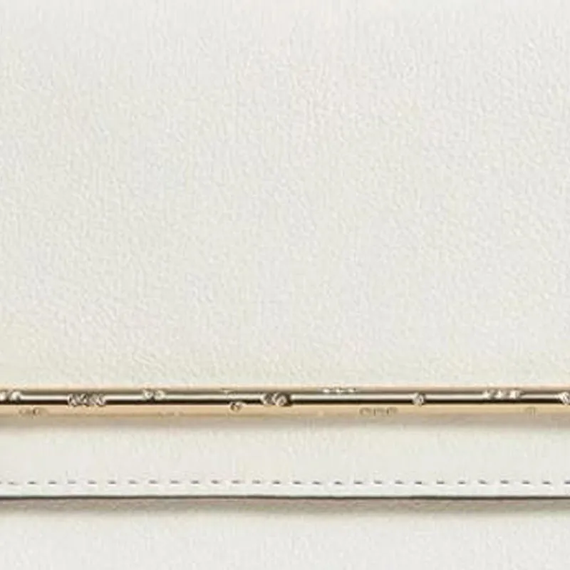 Strathberry Smooth Calf Leather Shoulder Bag Crossbody Bag Mini Women's White-4