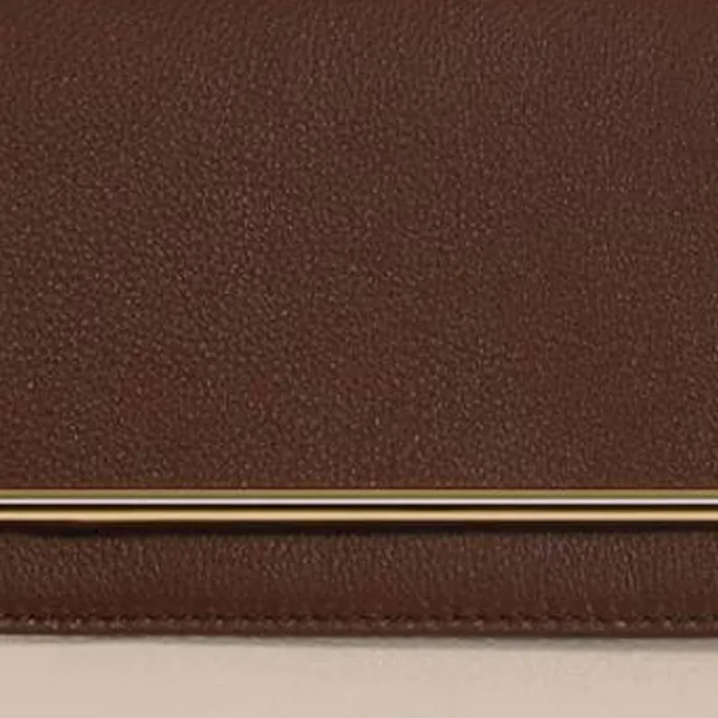 Strathberry Calfskin Crossbody Bag Mini Women's Beige & Burgundy-4