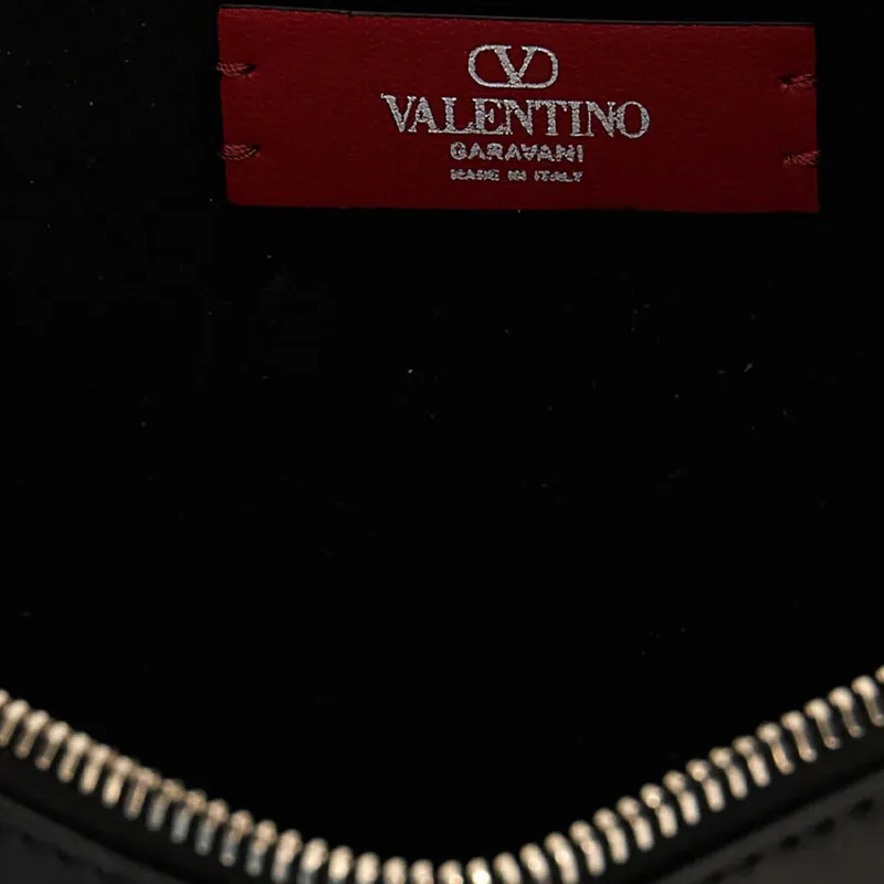 Valentino Vltn Logo Printed Zip Up Shoulder Bag-3