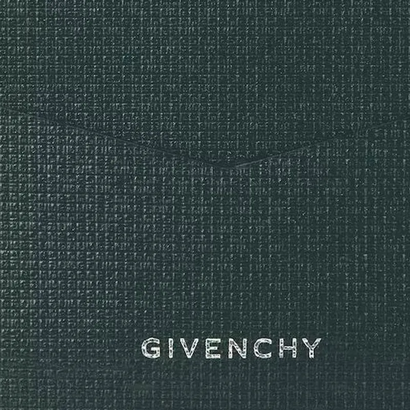 Givenchy Calfskin Card Holder Women's Dark Green-2