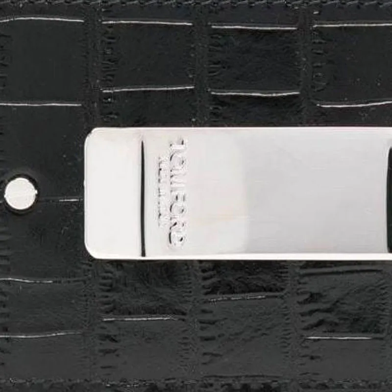 TOM FORD Printed Croc Card Holder-3