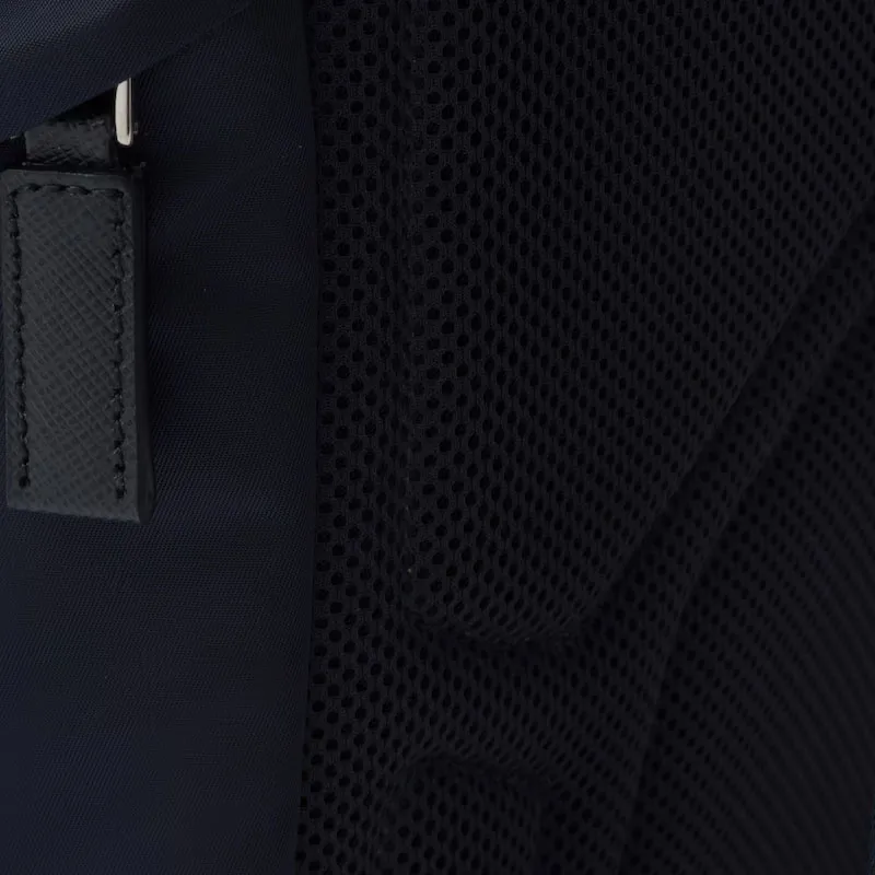 PRADA Recycled Nylon Backpack Men's Marine Blue-8