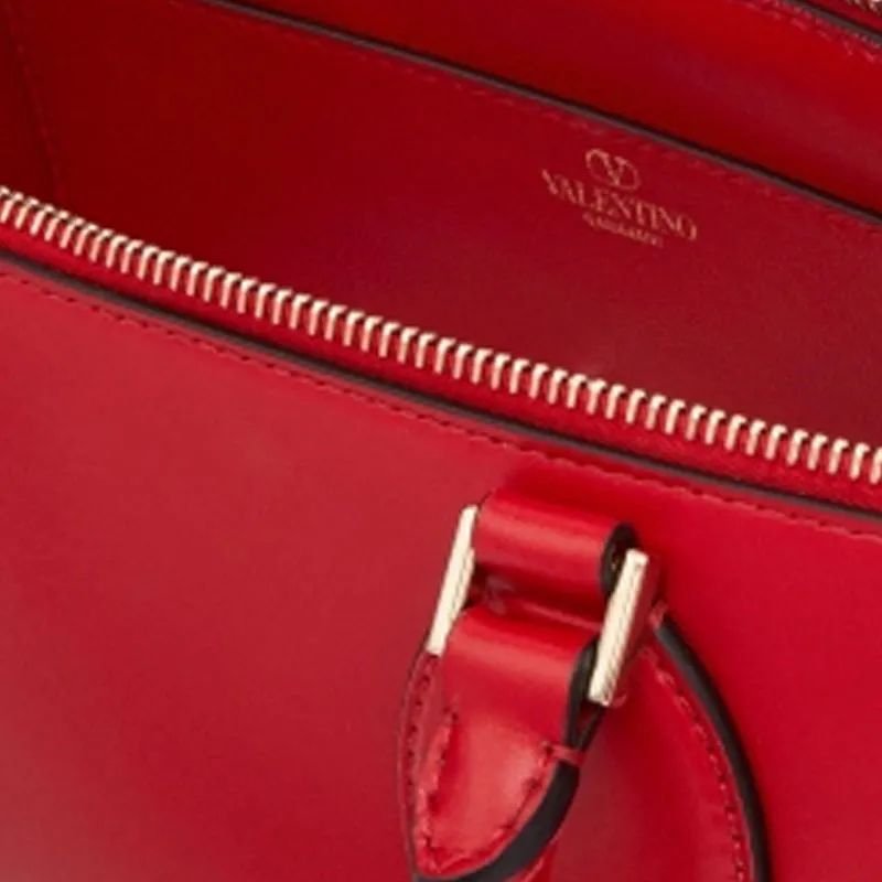 Valentino Garavani Rockstud East West Zip Up Tote Bag-5