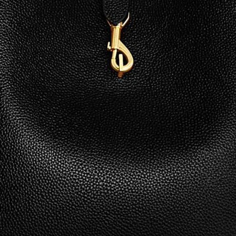 REBECCA MINKOFF Leather Hobo Bag Handbag Shoulder Bag Women's Black-3