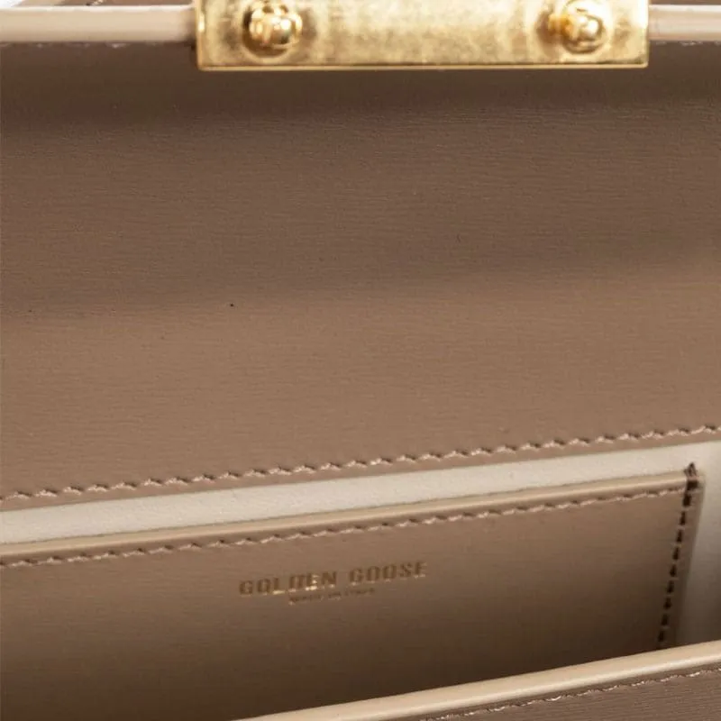 Golden Goose Calfskin Shoulder Bag Crossbody Bag Handbag Small Size Women's Light Umber-4