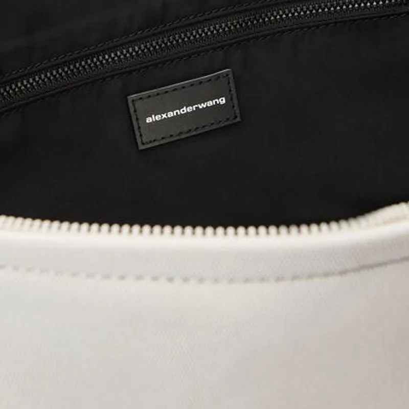 Alexander Wang Nylon Crossbody Bag, Shoulder Bag Tubas Women's Oyster White-4