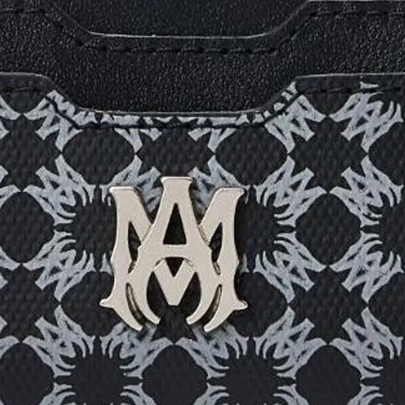 AMIRI Cotton Card Holder Unisex Black-3