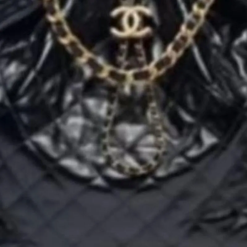 CHANEL 25Bag Leather Shoulder Bag Women's Black-3