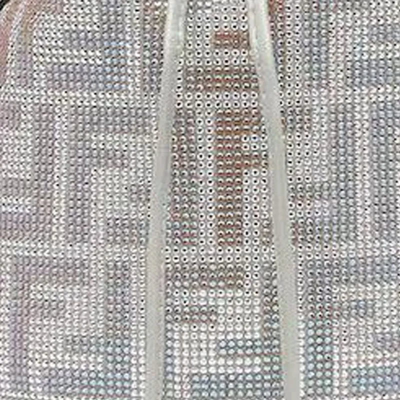 FENDI Calfskin Bucket Bag Handbag Mini Women's White-4