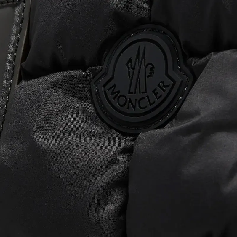 Moncler Fabric Tote Bag Shopping Bag Handbag Women's Black-4