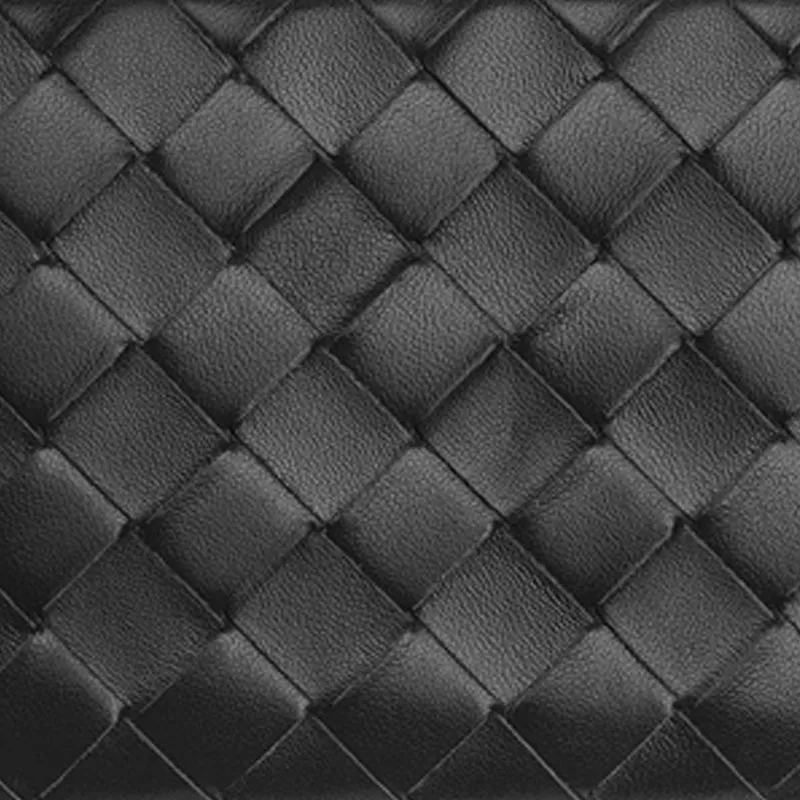 Bottega Veneta Leather Clutches Wallets Women's Black-2