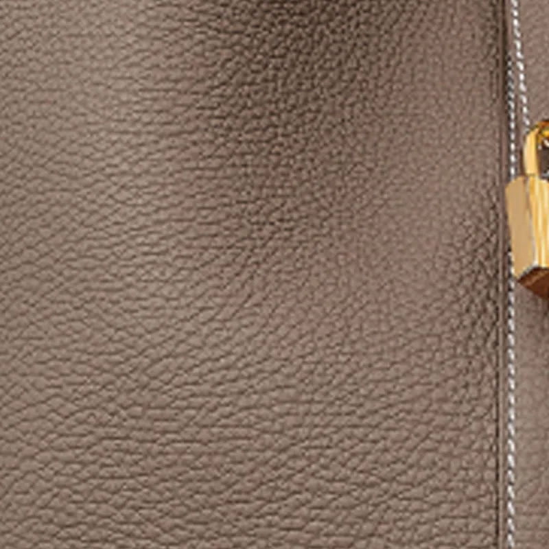 HERMES Picotin Lock Leather Basket Bag Handbag Bucket Bag 26 Unisex 18 Etoupe Elephant Gray-3