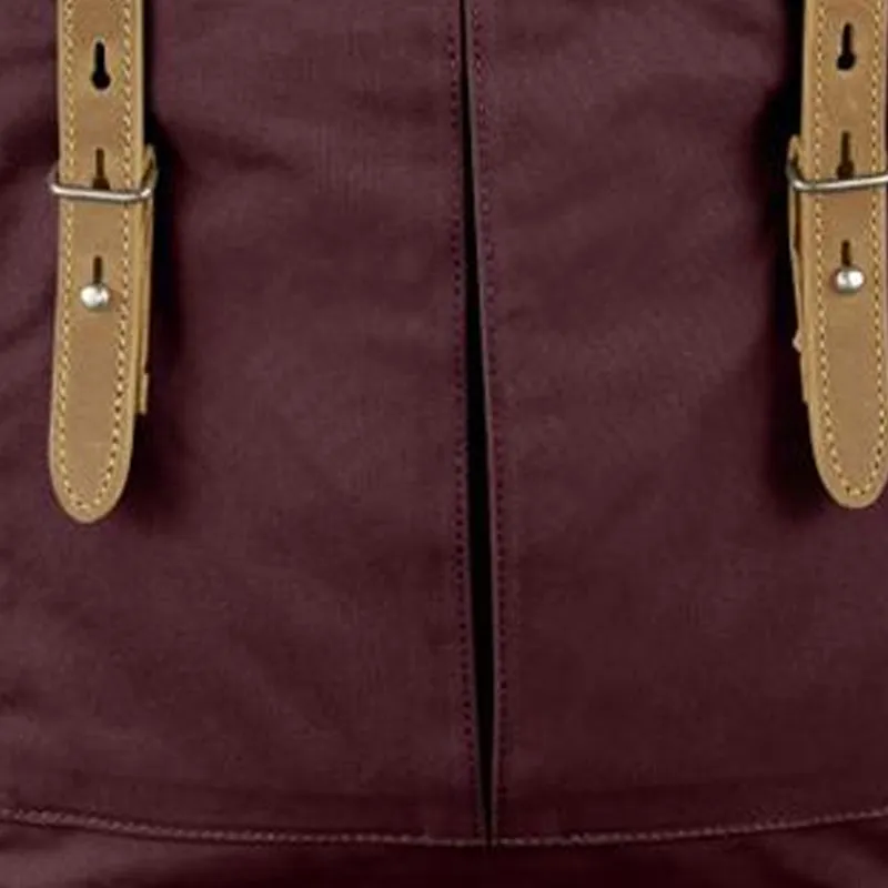 Fjallraven Polyester Backpack Medium Size Unisex Dark Brown Purple-3