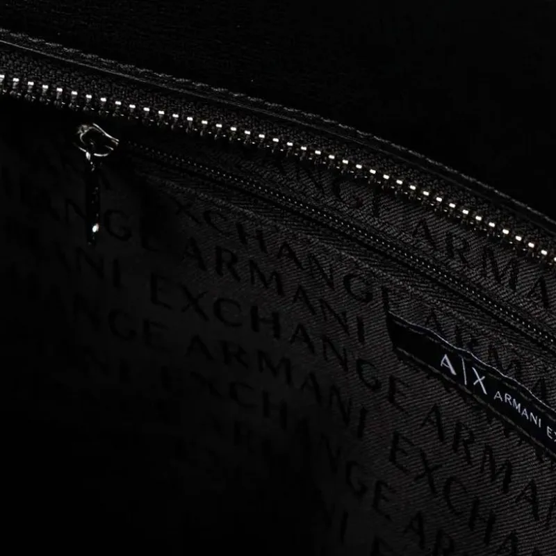 ARMANI EXCHANGE Monogram Two-way Handbag-4