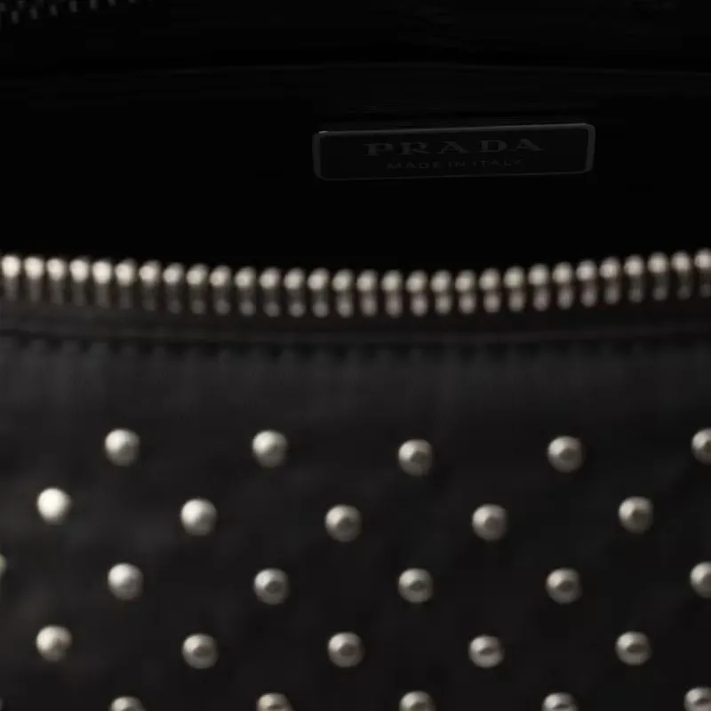 PRADA Re Nylon Recycled Polyamide Crossbody Bag Women's Black-3