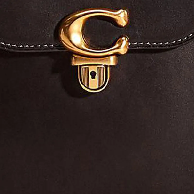 COACH Studio Leather Crossbody Bag Mini Women's Black-2
