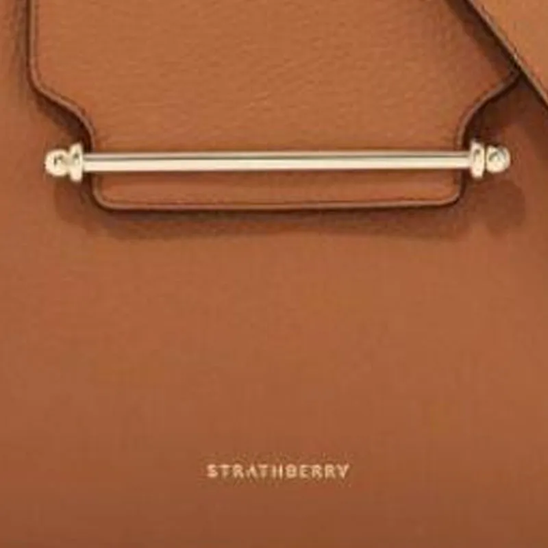 Strathberry Calfskin Shoulder Bag Women's Brown-3