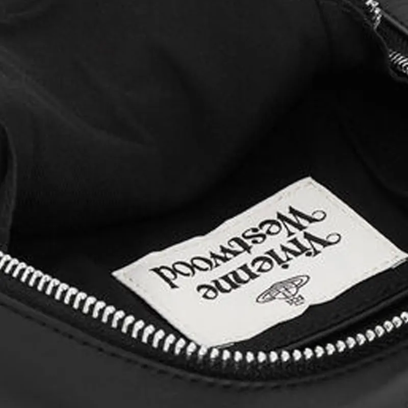 Vivienne Westwood Leather Crossbody Bag Men's Black-2