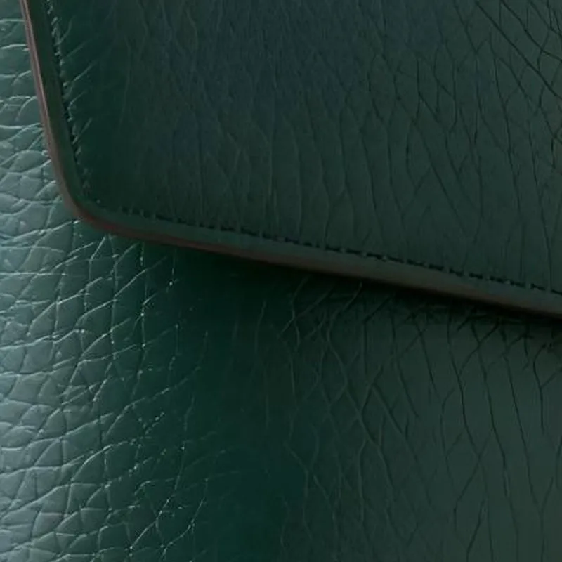 Mulberry Darley Coarse Grained Cow Leather Makeup Clutch Regular Women's Classic Green-4