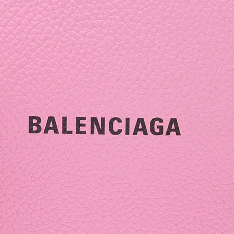 Balenciaga Leather Clutch Regular Women's Pink-3