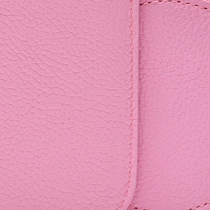 Balenciaga Leather Clutch Regular Women's Pink-4
