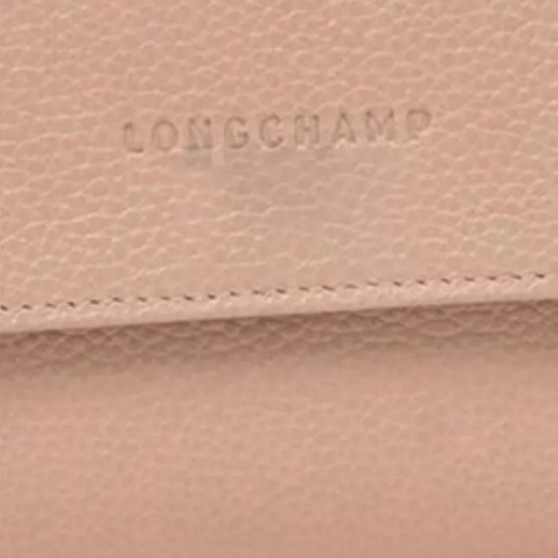 LONGCHAMP Cow Leather Wallet Regular Women's Soft Pink-1