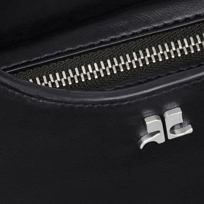 COURREGES Mini Holy Day Leather Bag-3