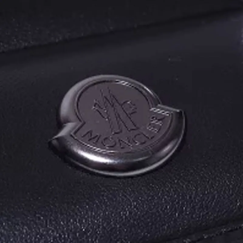 Moncler Cow Leather Wallet Unisex Black-6