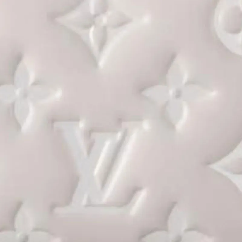 LOUIS VUITTON Sheepskin Wallet Women's Heather Gray-5