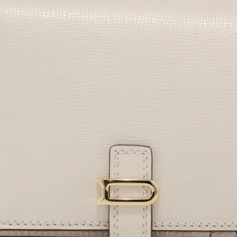 Delvau Cow Leather Wallet Unisex Gray-4