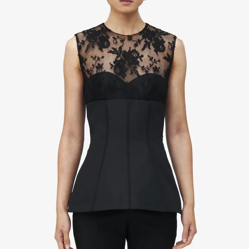 Alexander McQueen Tank Top Women's Black-4