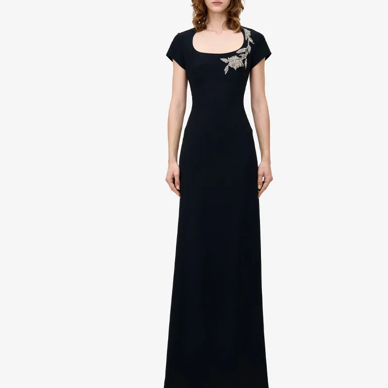 Alexander McQueen Banshee embroidered Maxi Dress-1