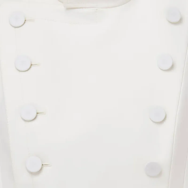 Alexander McQueen Sleeveless Dress Women's White-4