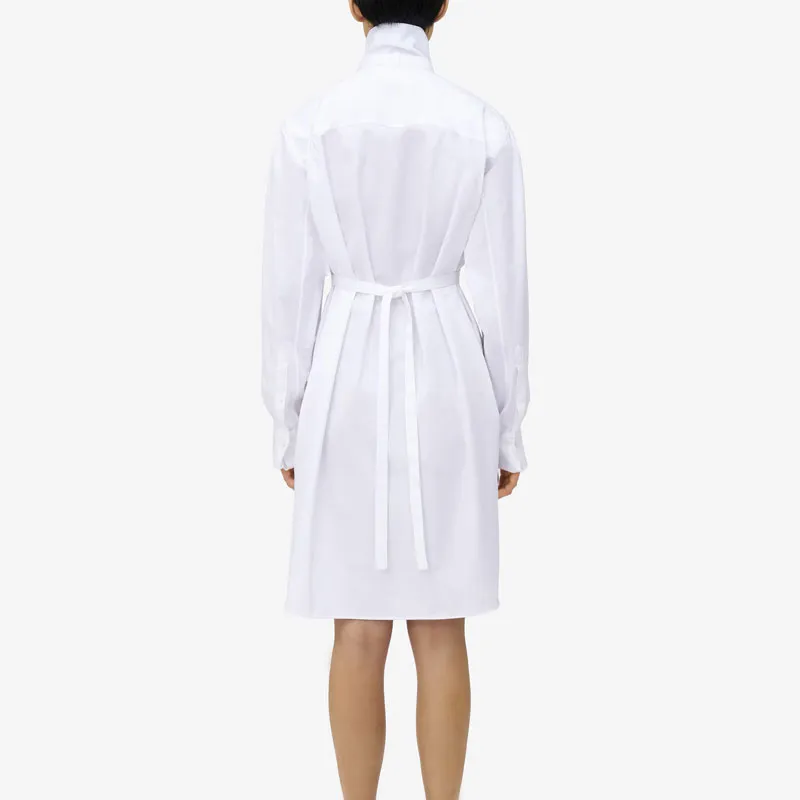 Alexander McQueen Long Sleeved Dress Women's White-2