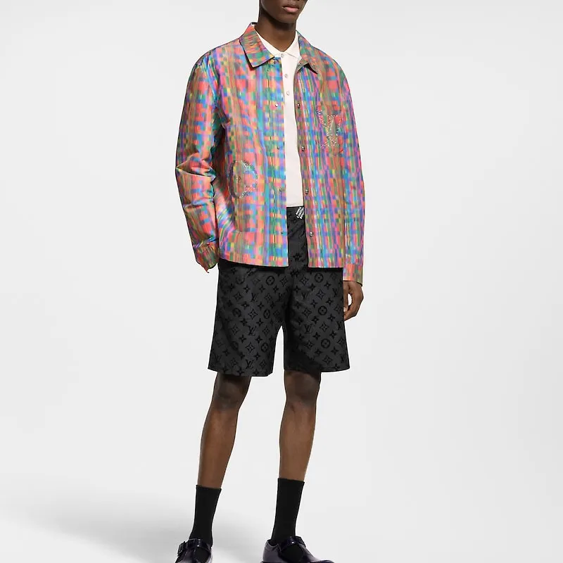 LOUIS VUITTON Trompe L'Oeil Printed Overshirt-3