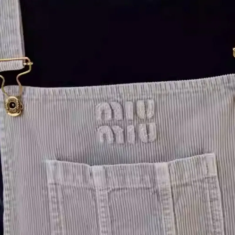 MIU MIU FW24 Overalls Women's Gray-3