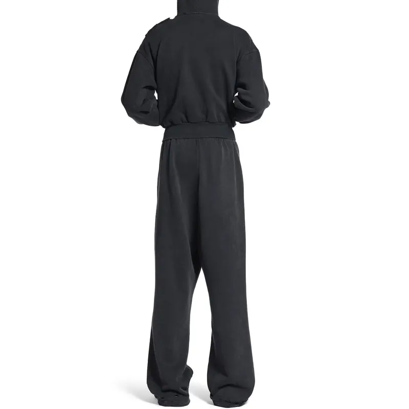 Balenciaga Baggy Casual Pants Loose Fit Men's Black-3