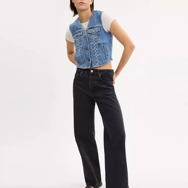 COACH Vests Women's Blue-1