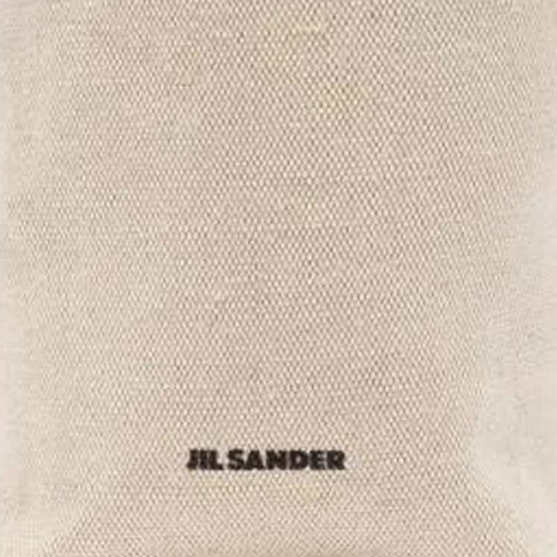 JIL SANDER Cotton Clutch Women's Ivory-4