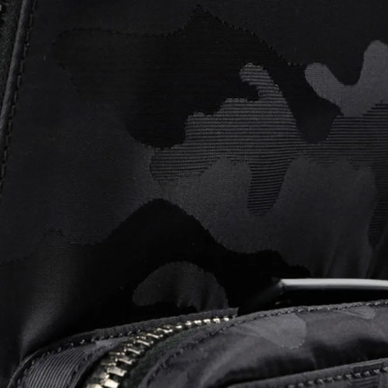 Valentino Cow Leather Backpack Men's Black-3