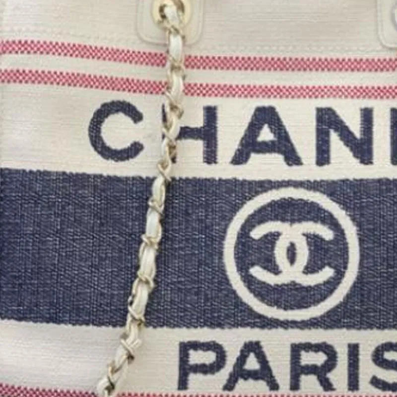 CHANEL Cow Leather Beach Bag Tote Bag Shopping Bag Shoulder Bag Crossbody Bag Handbag Women's Beige-2