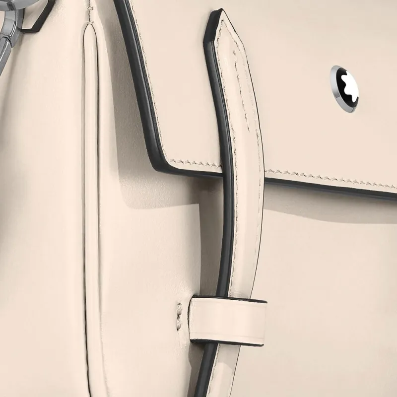 MONTBLANC Meisterstuck Leather Crossbody Bag Mini Women's Mist Beige-5